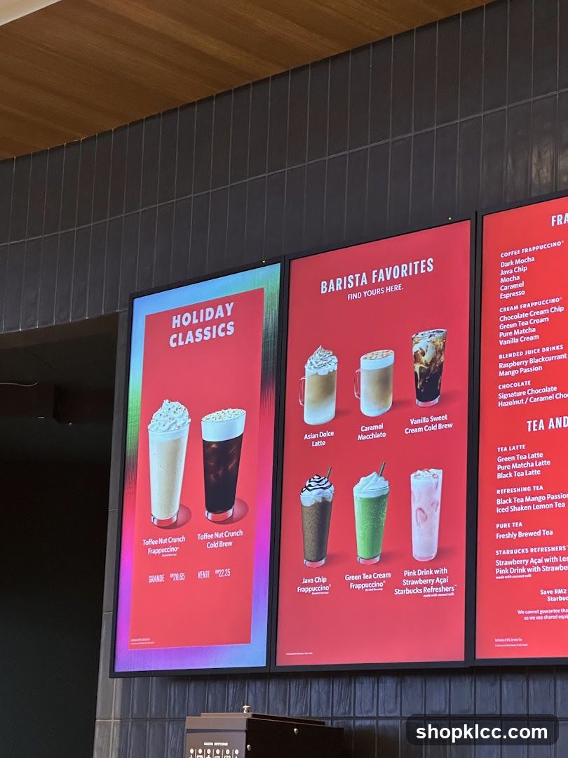 Holiday Classics and Barista Favorites