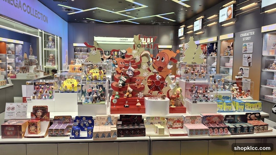Holiday Display of Collectible Figures