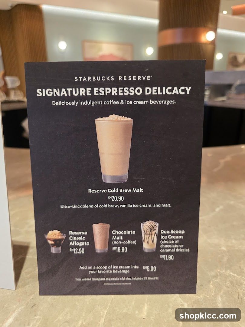 STARBUCKS RESERVE™ SIGNATURE ESPRESSO DELICACY