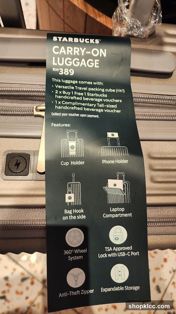 Starbucks Carry-On Luggage