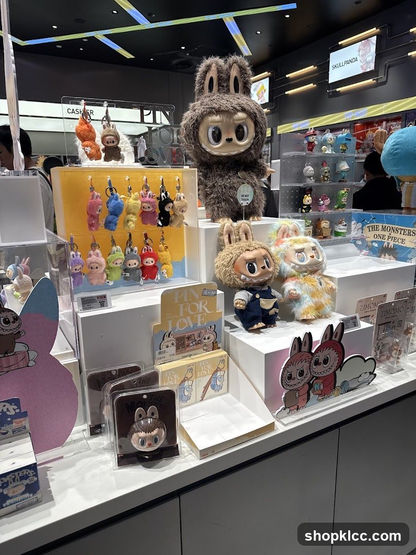 Plush Toys and Collectibles Display
