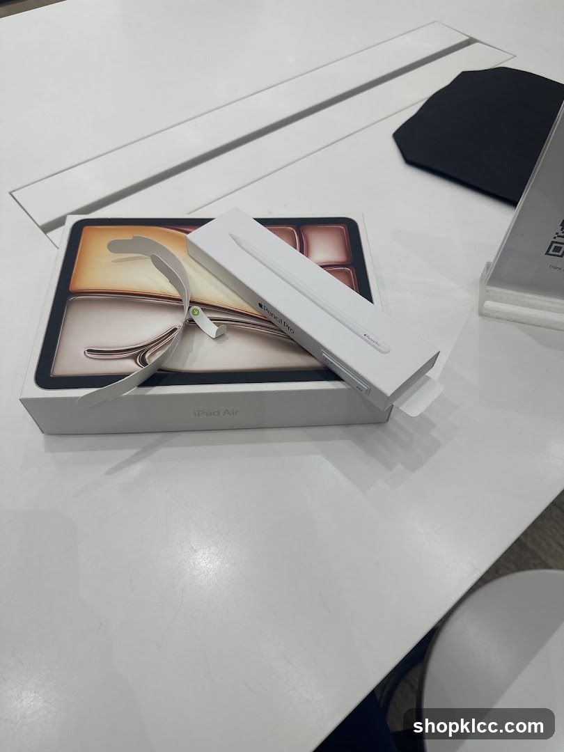 Apple iPad Air and Pencil Pro