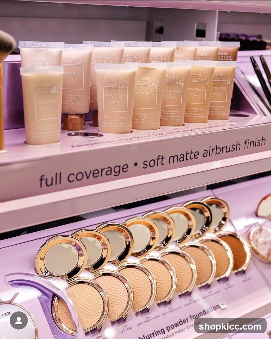 Tarte Amazonian Clay Foundation Display
