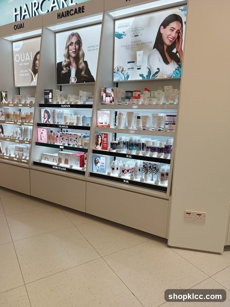 Haircare Products Display