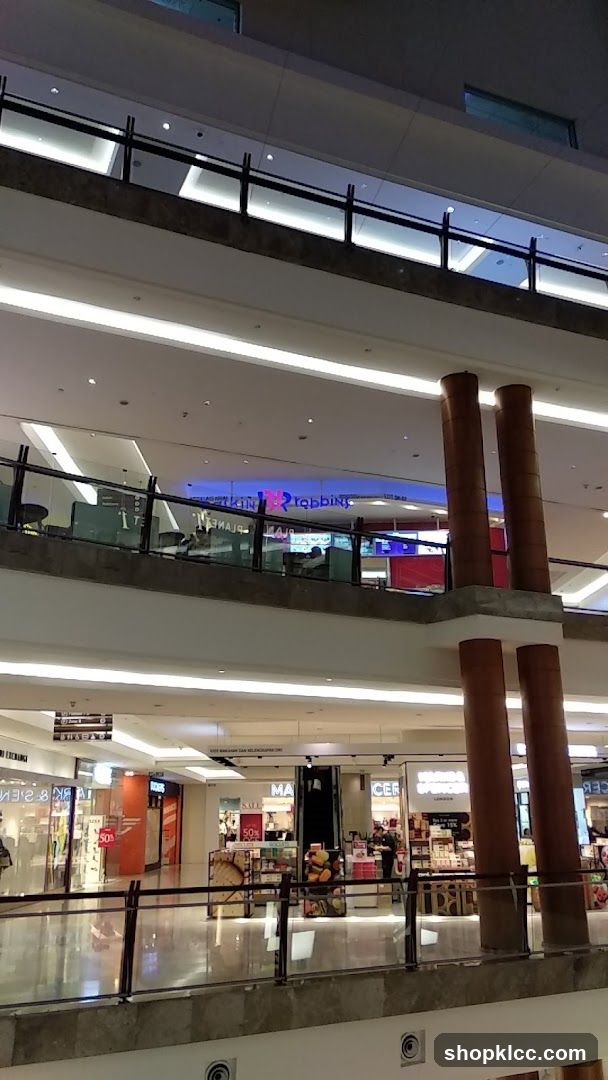Mall Interior with Shops