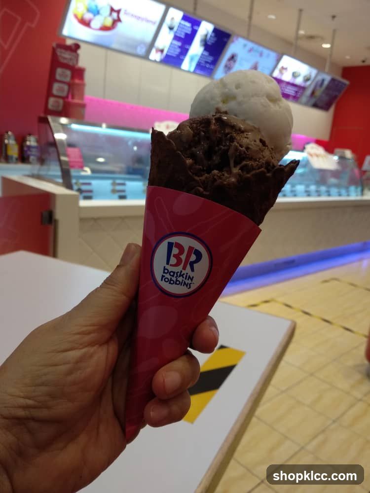 Baskin Robbins Ice Cream Cone
