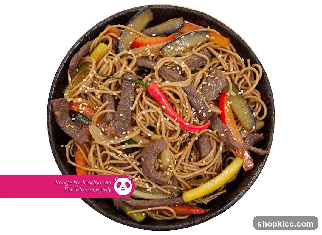 Beef and Vegetable Noodles