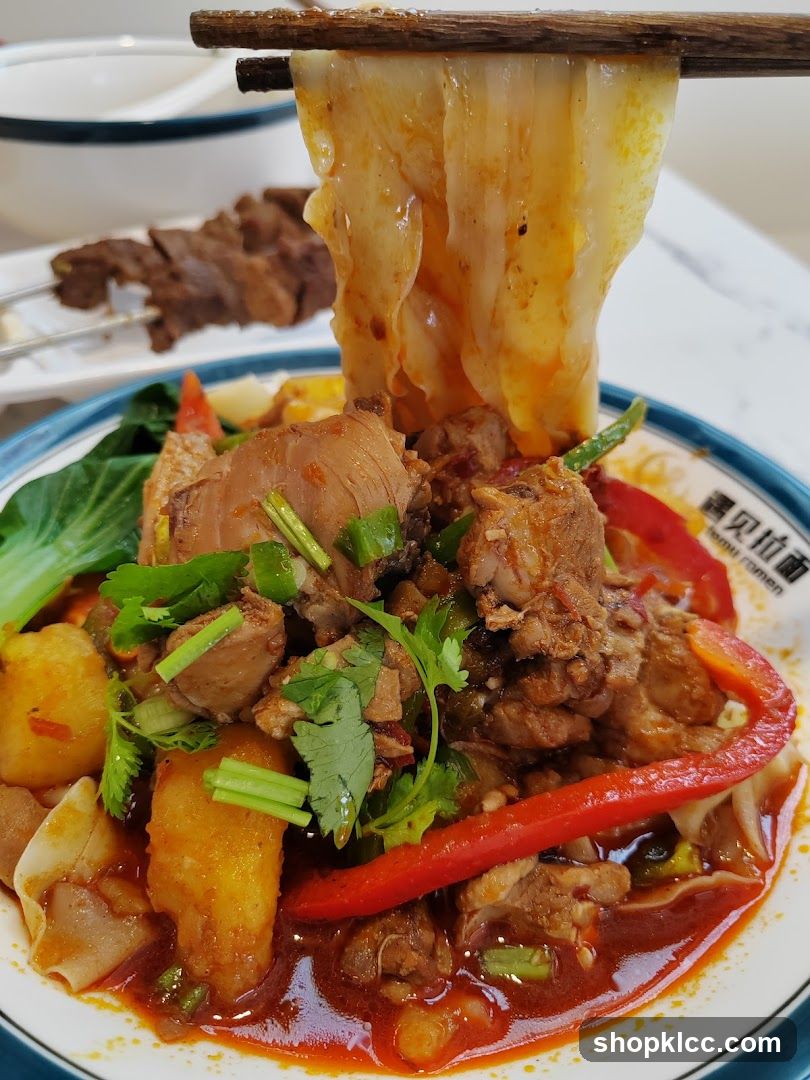 Noodles with Meat and Vegetables