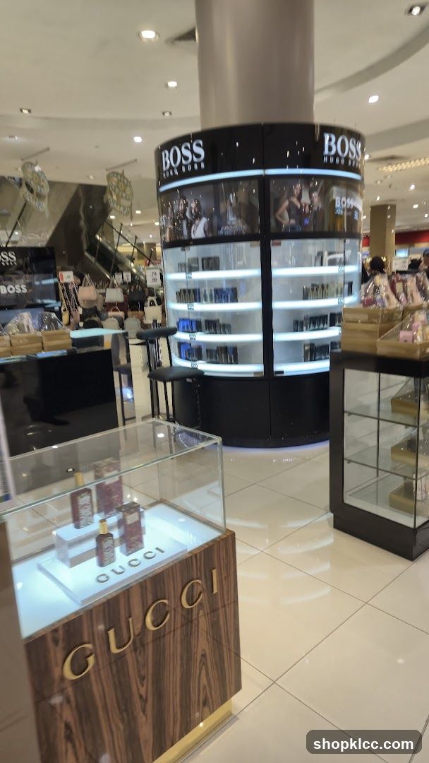 Department Store Perfume and Accessories Display