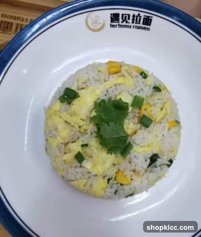Fried Rice with Egg and Corn