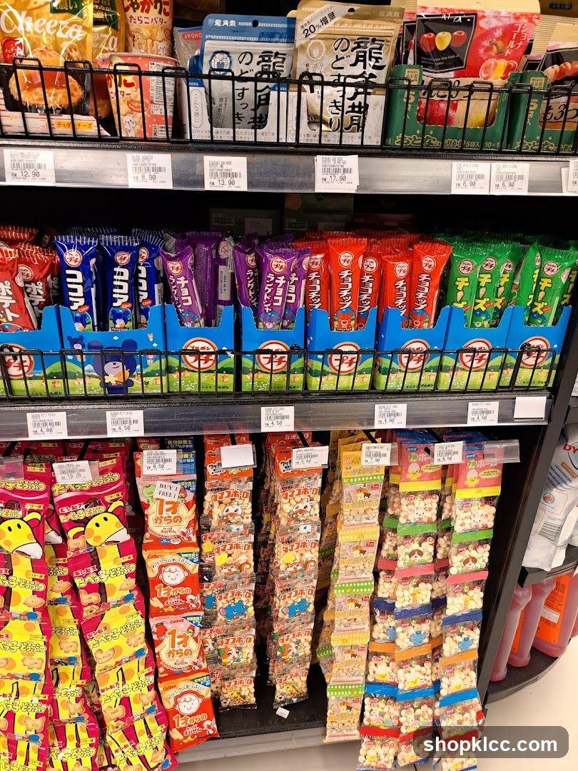 Assortment of Japanese Snacks
