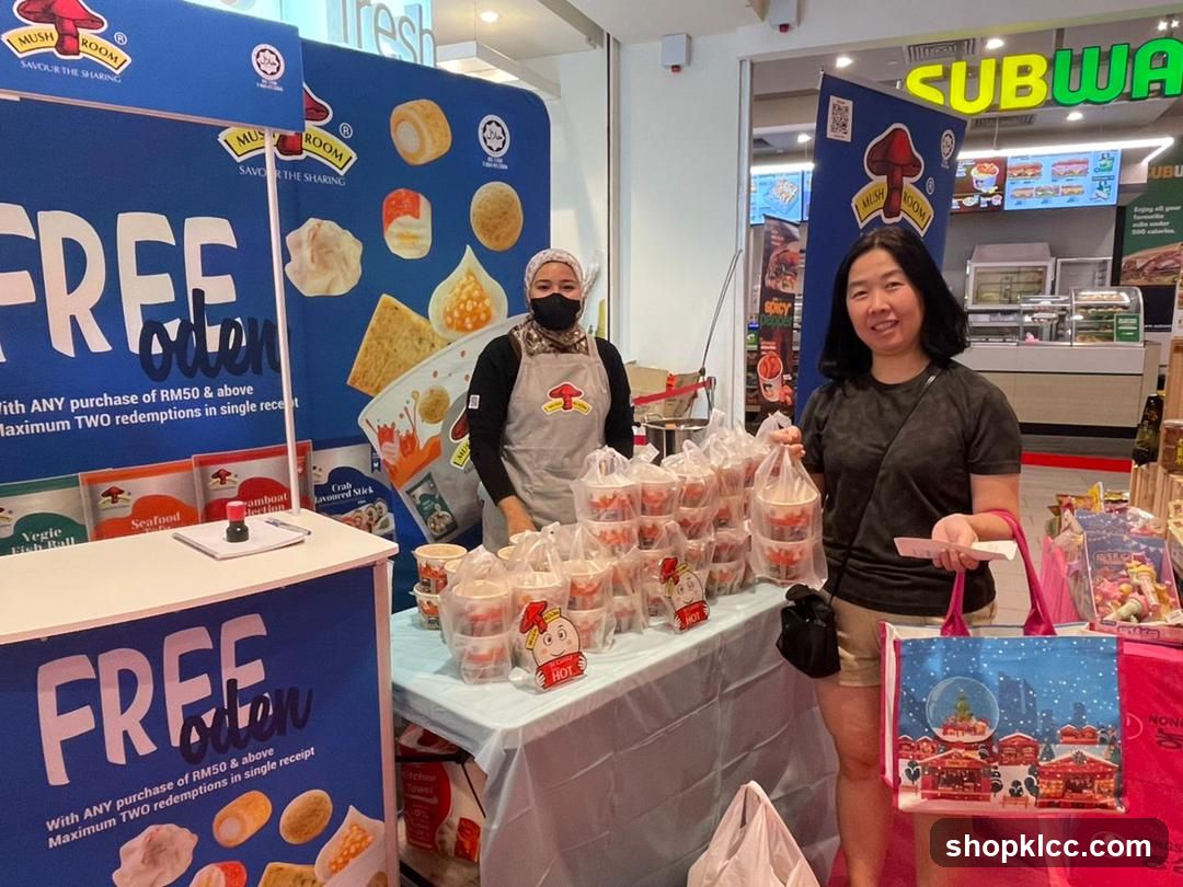 Promotional Booth with Food Samples