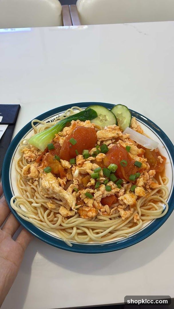 Noodles with Tomato and Egg