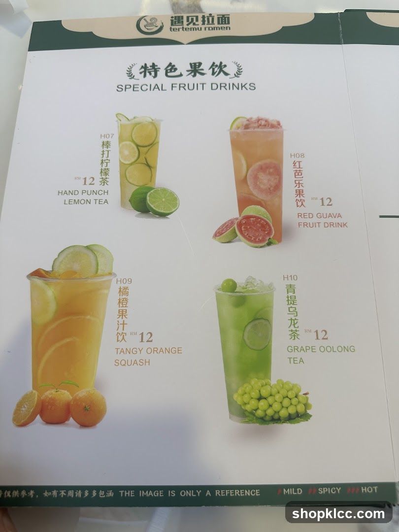 Special Fruit Drinks
