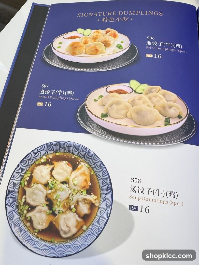 SIGNATURE DUMPLINGS