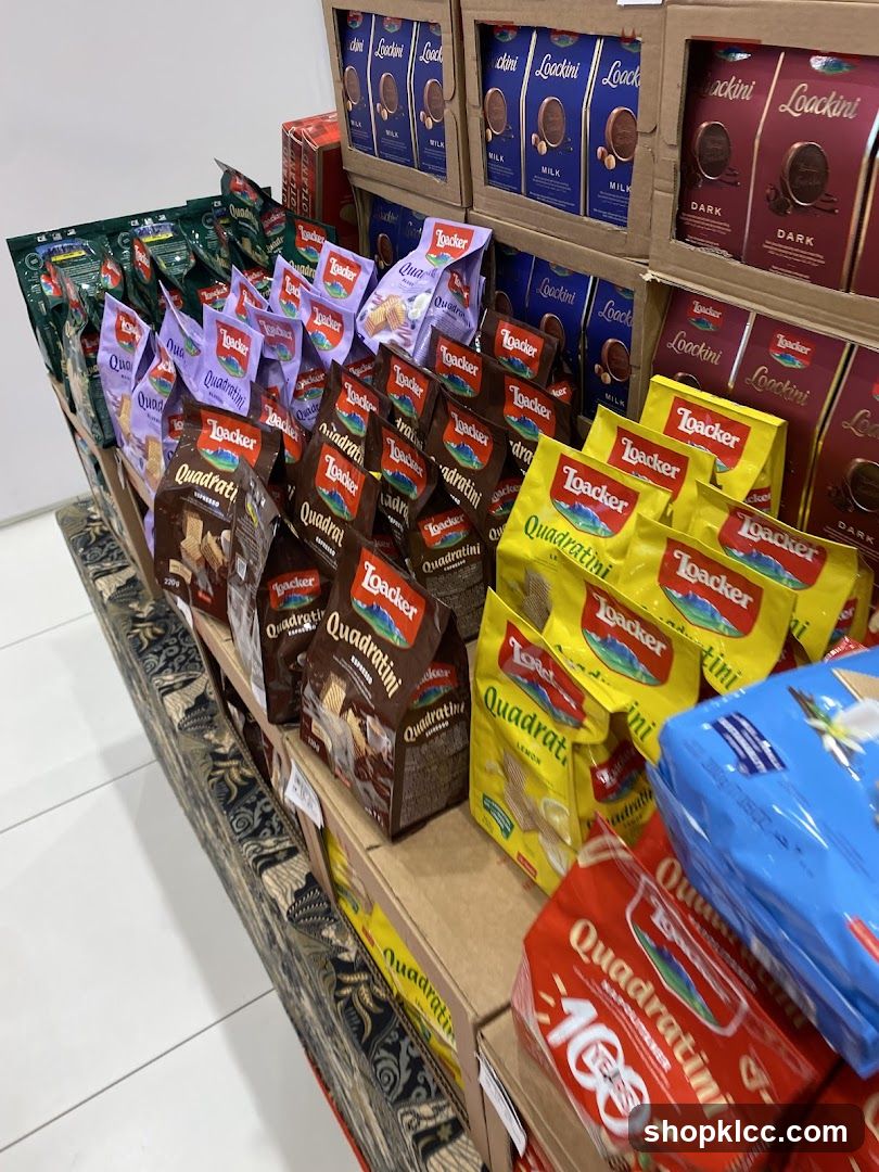 Assortment of Loacker Quadratini Snacks