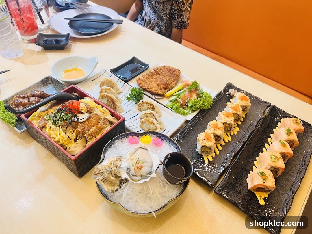 Japanese Food Spread