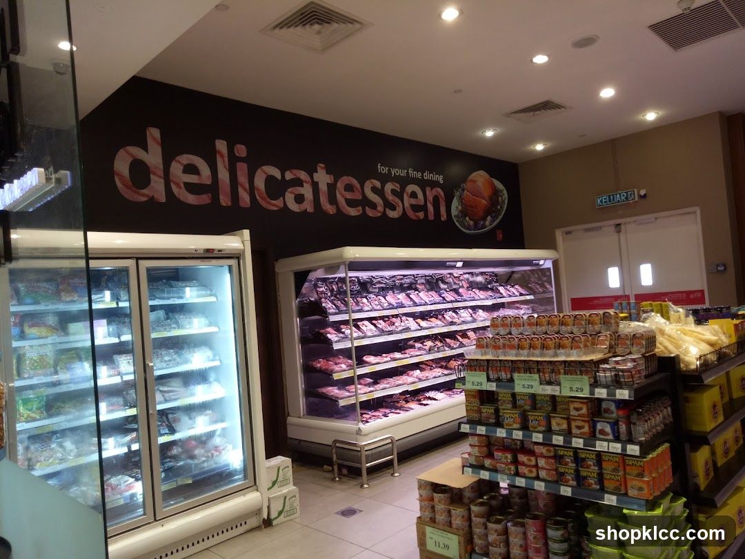 Delicatessen display