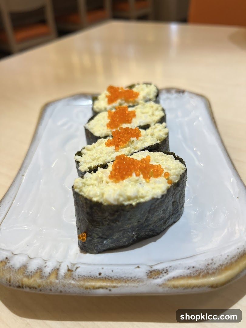 Sushi Rolls with Roe