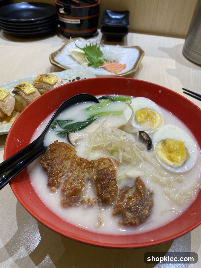 Ramen and Sashimi