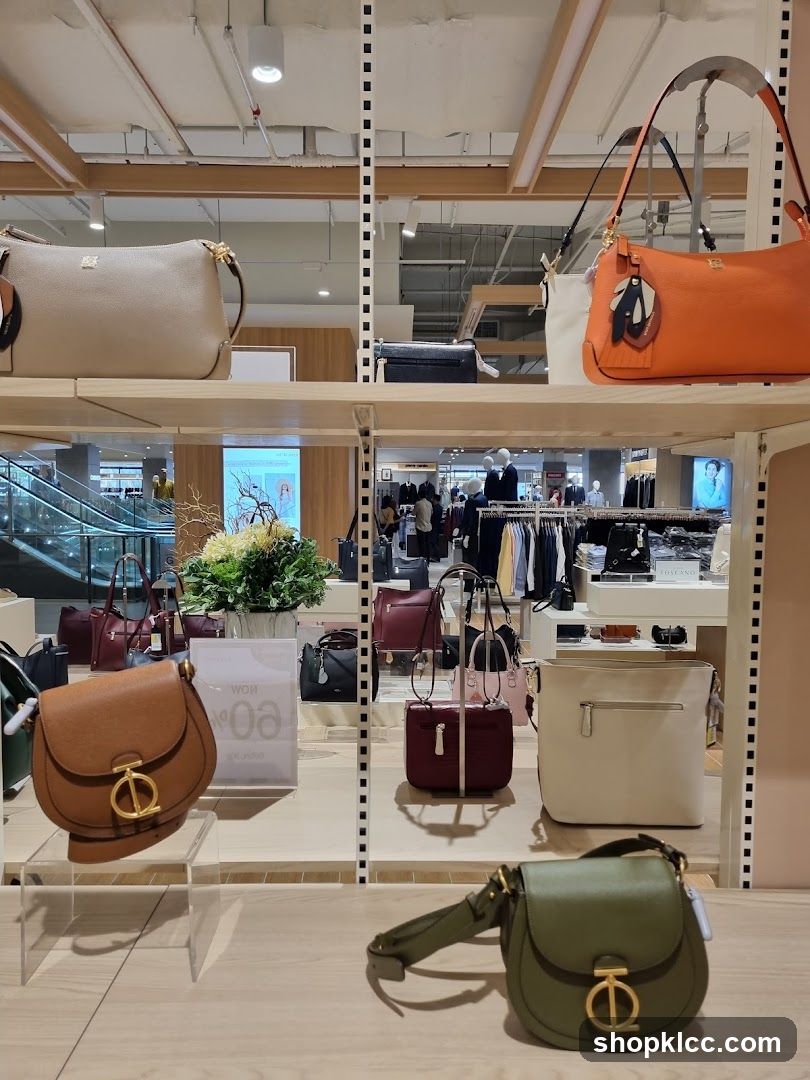 Handbags on Display