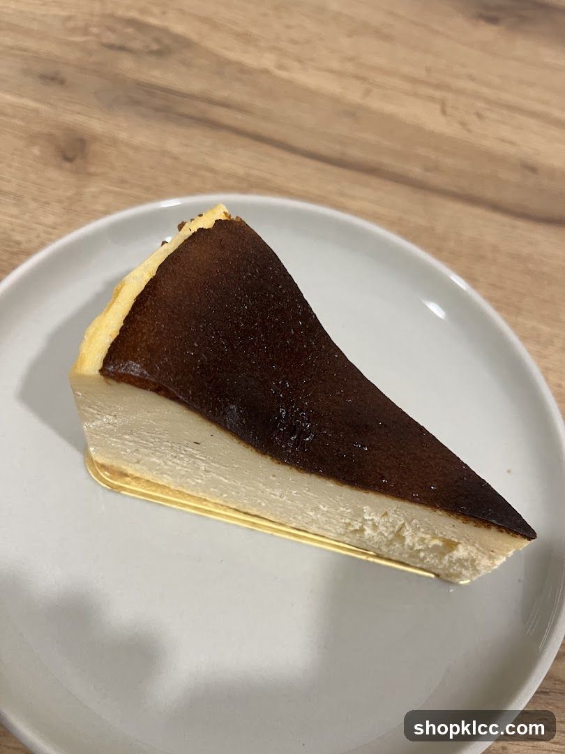 Burnt Basque Cheesecake Slice