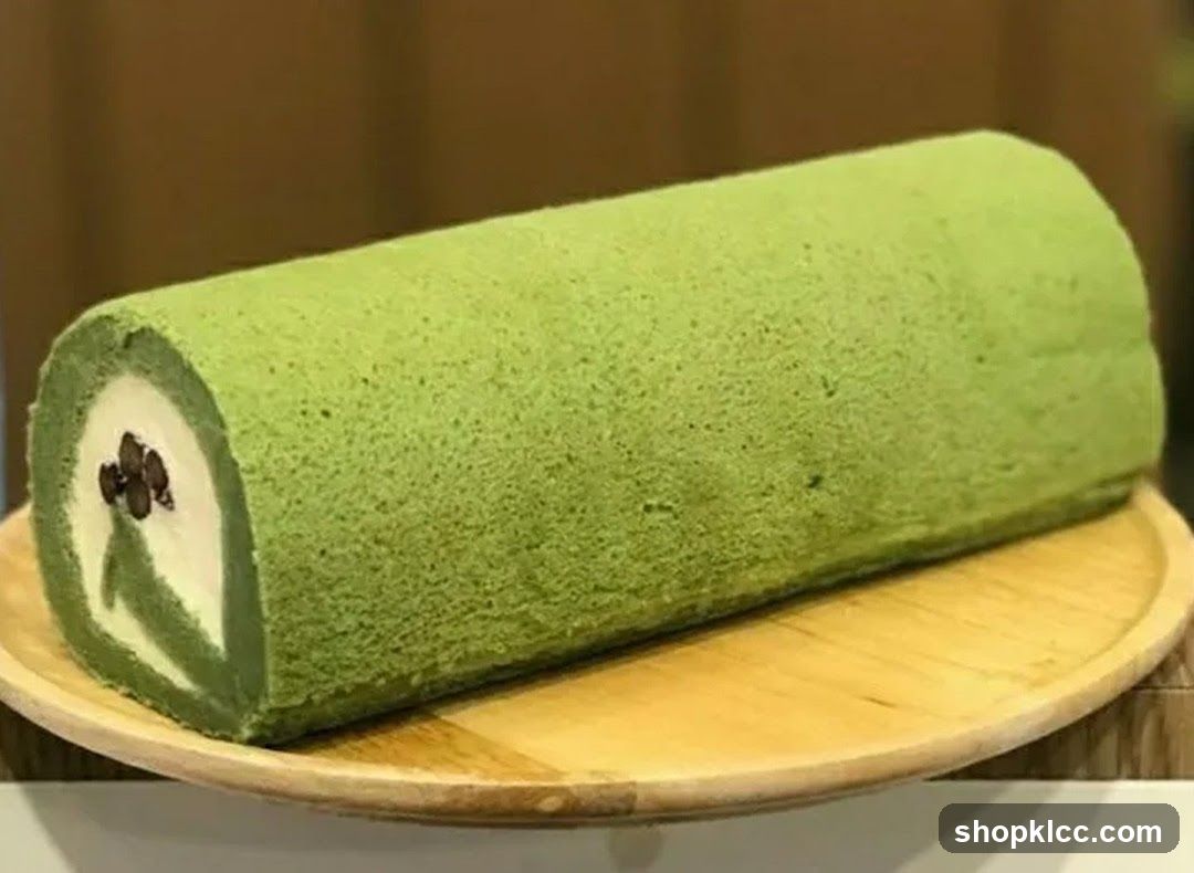Matcha Swiss Roll