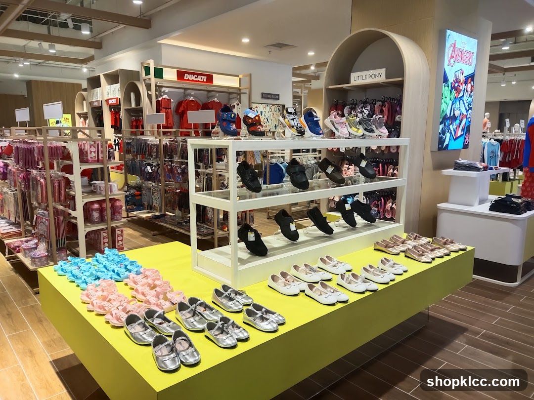 Children's Shoe Store Display