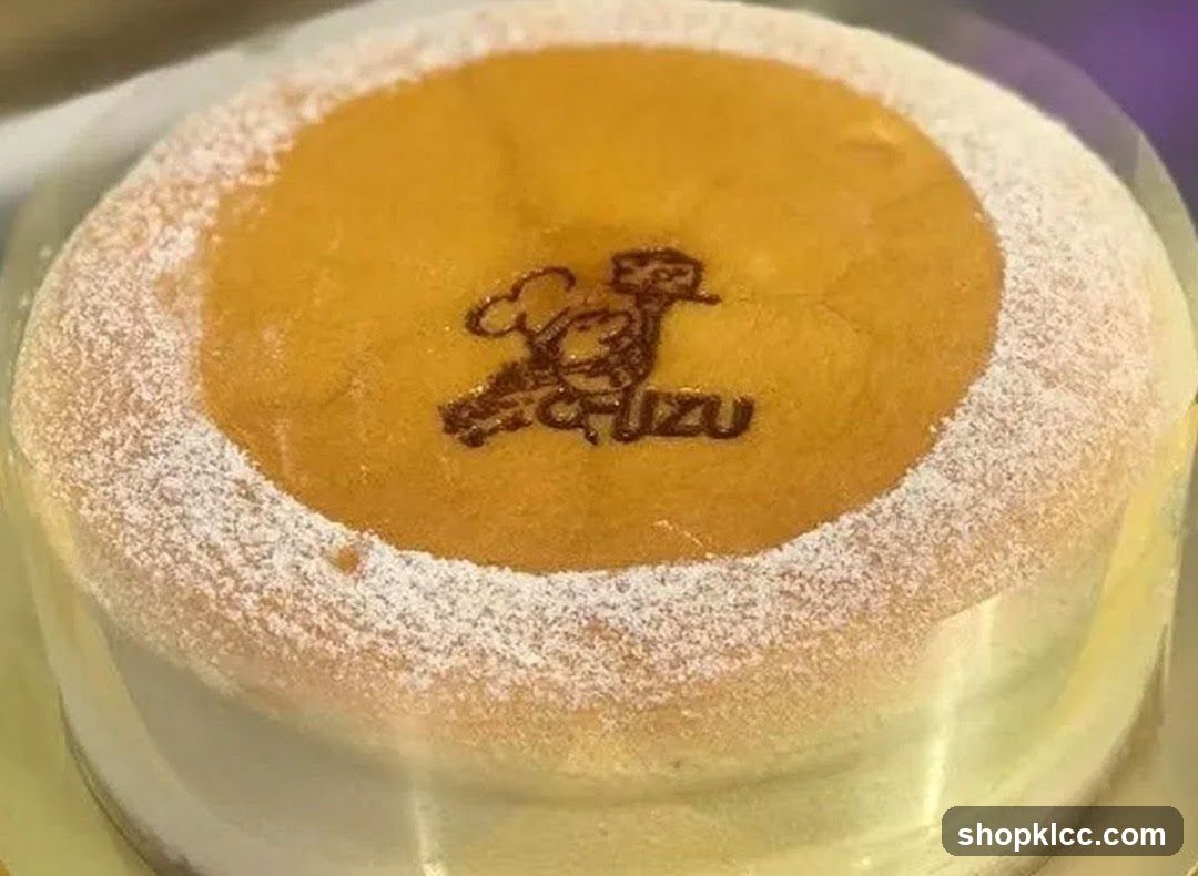 Cheesecake with logo