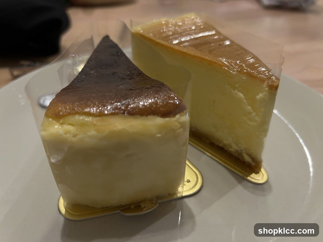Two Slices of Cheesecake