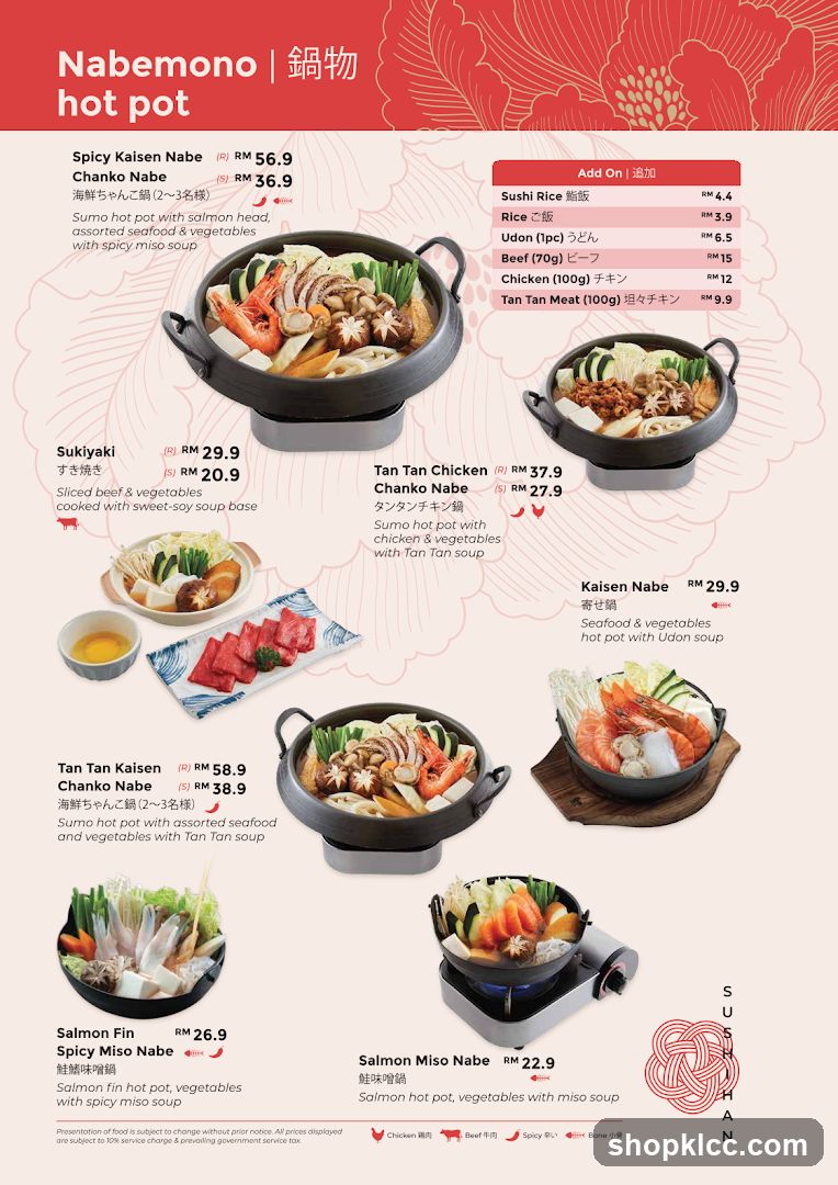 Nabemono hot pot