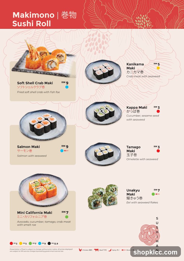 Makimono Sushi Roll