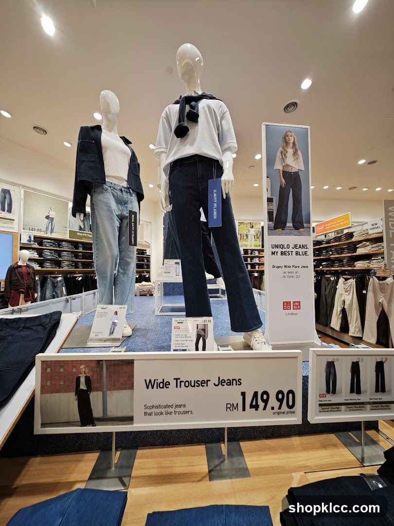 Uniqlo Jeans Display