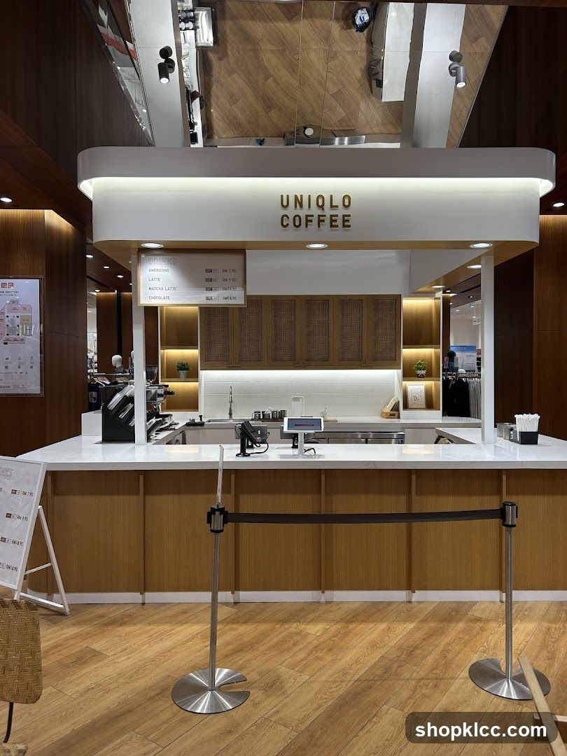 Uniqlo Coffee Counter