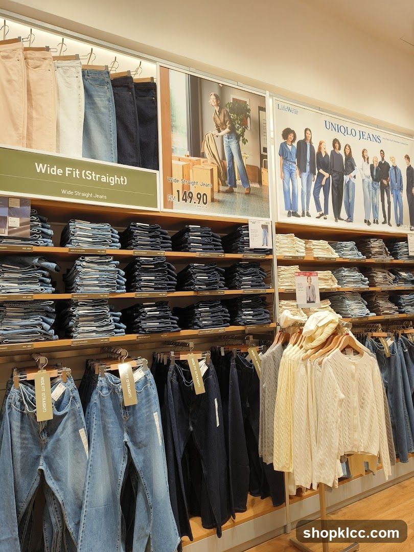 Uniqlo Jeans Display