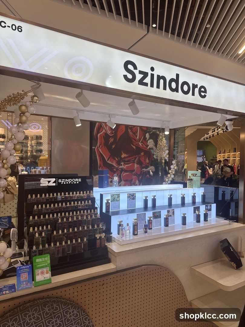 Szindore Perfume Display