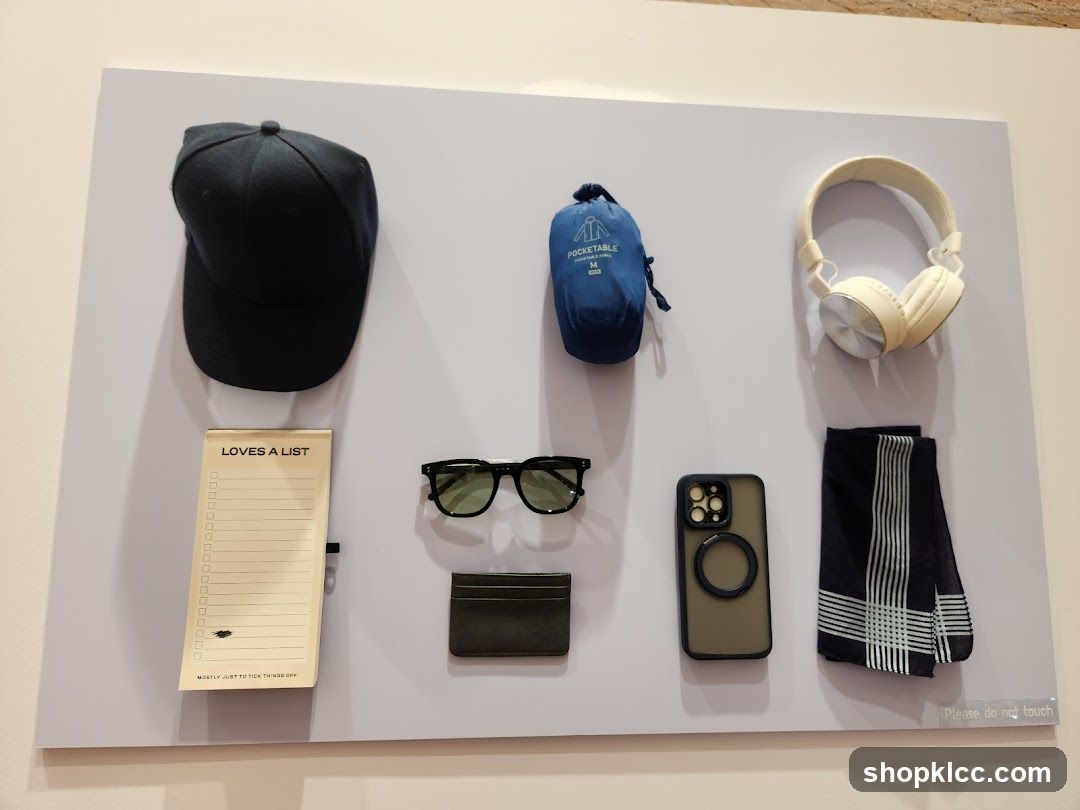 Display of accessories