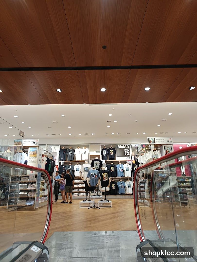 Uniqlo Store Interior with MoMA Collection