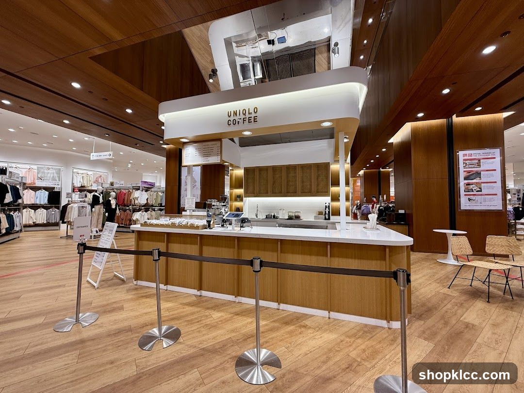 Uniqlo Coffee Counter