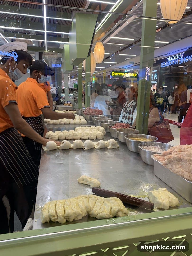 Dumpling Making Station
