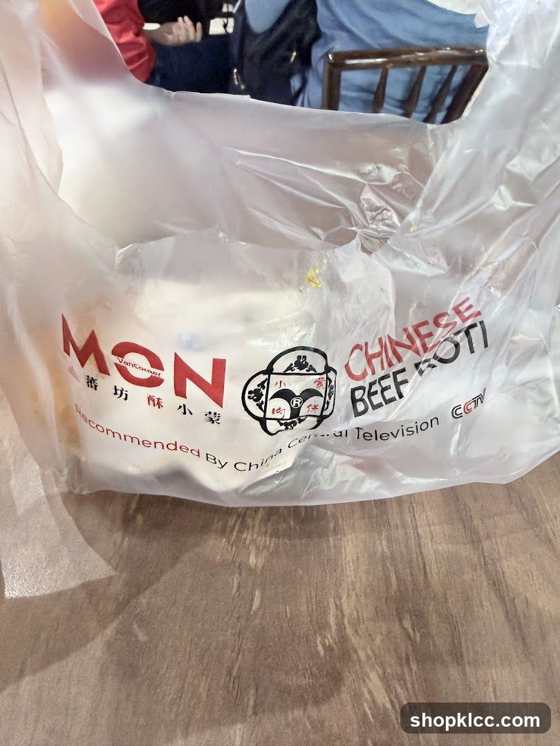 Chinese Beef Roti Bag