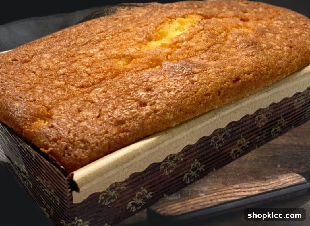 Lemon Loaf Cake in Paper Box