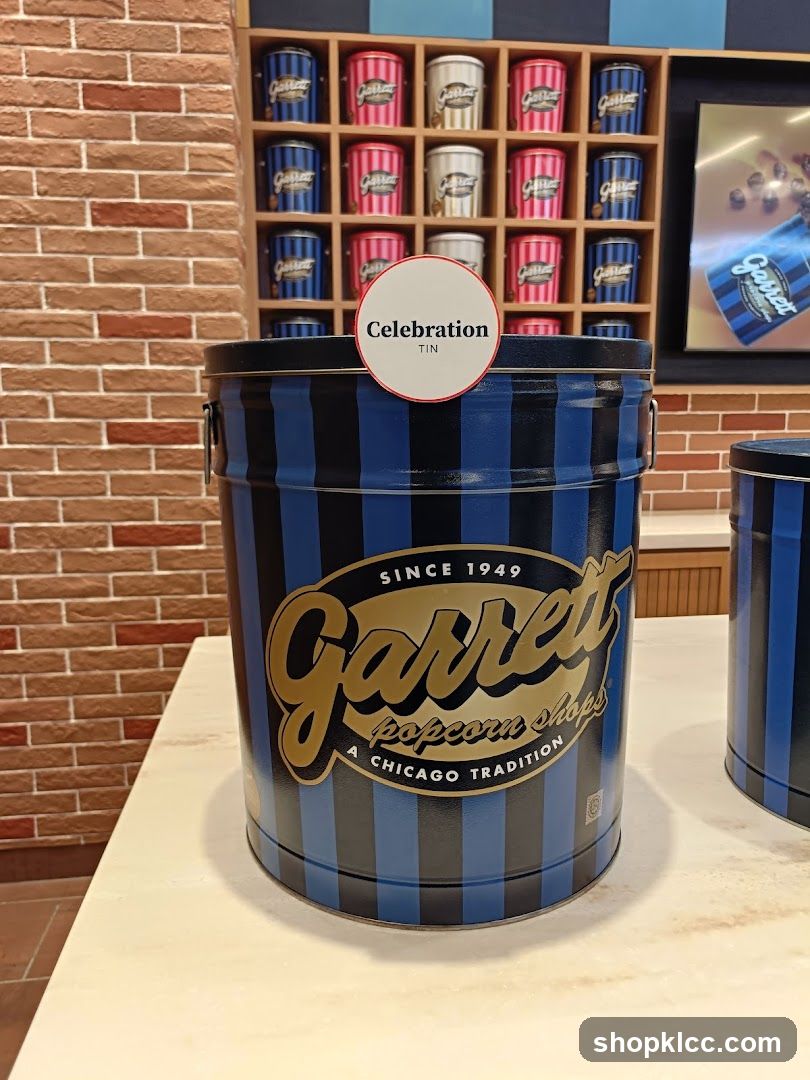 Garrett Popcorn Tin
