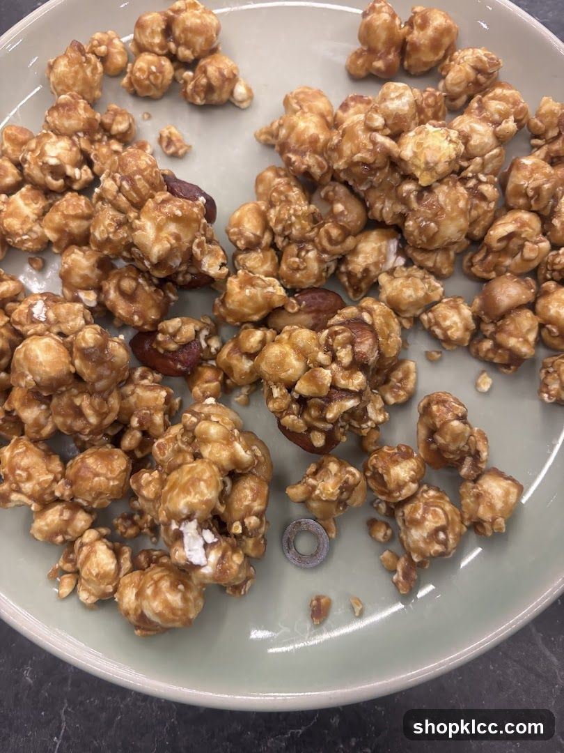 Caramel Popcorn with Nuts