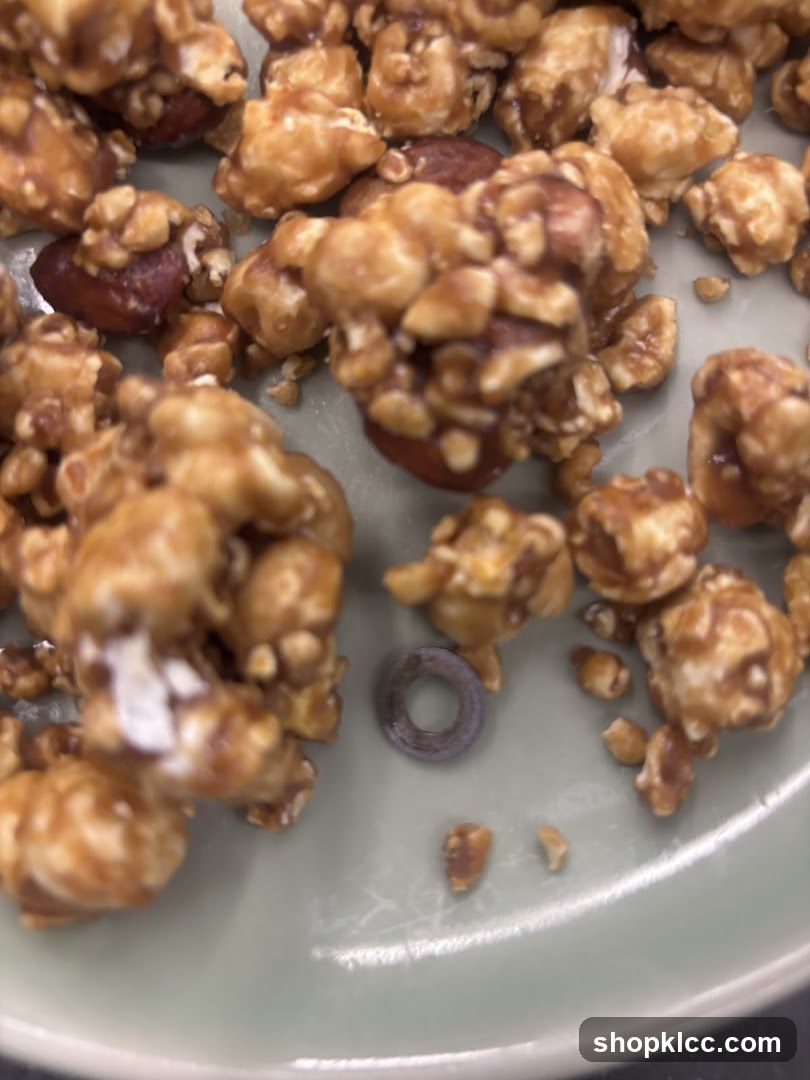 Caramel Popcorn with Nuts