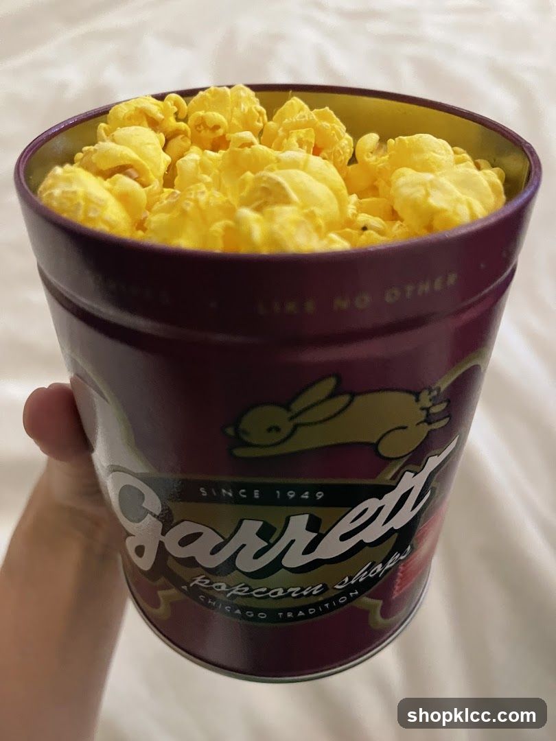Garrett Popcorn Tin
