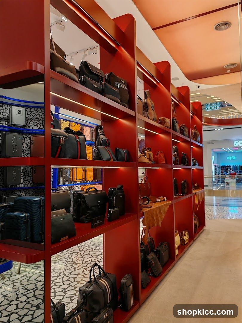 Bags and Luggage Display