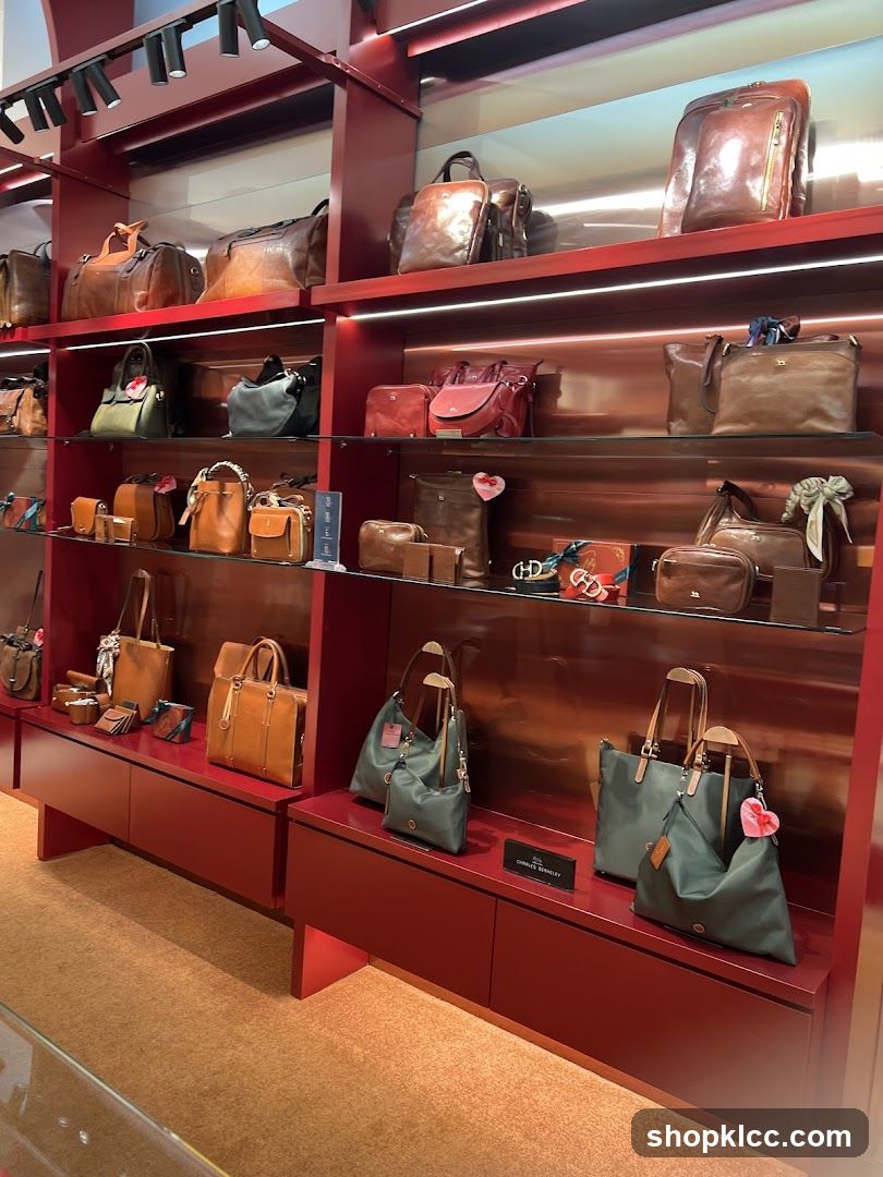 Handbags on Display