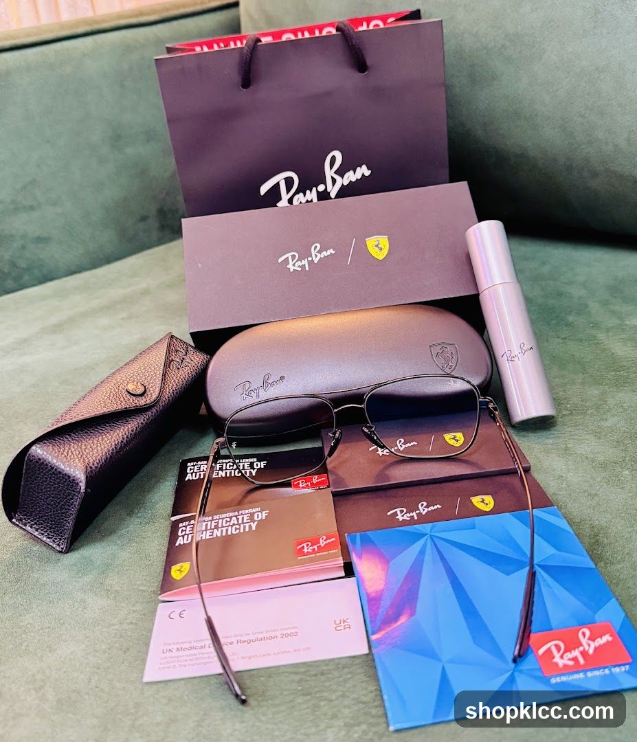 Ray-Ban and Scuderia Ferrari Eyewear Accessories