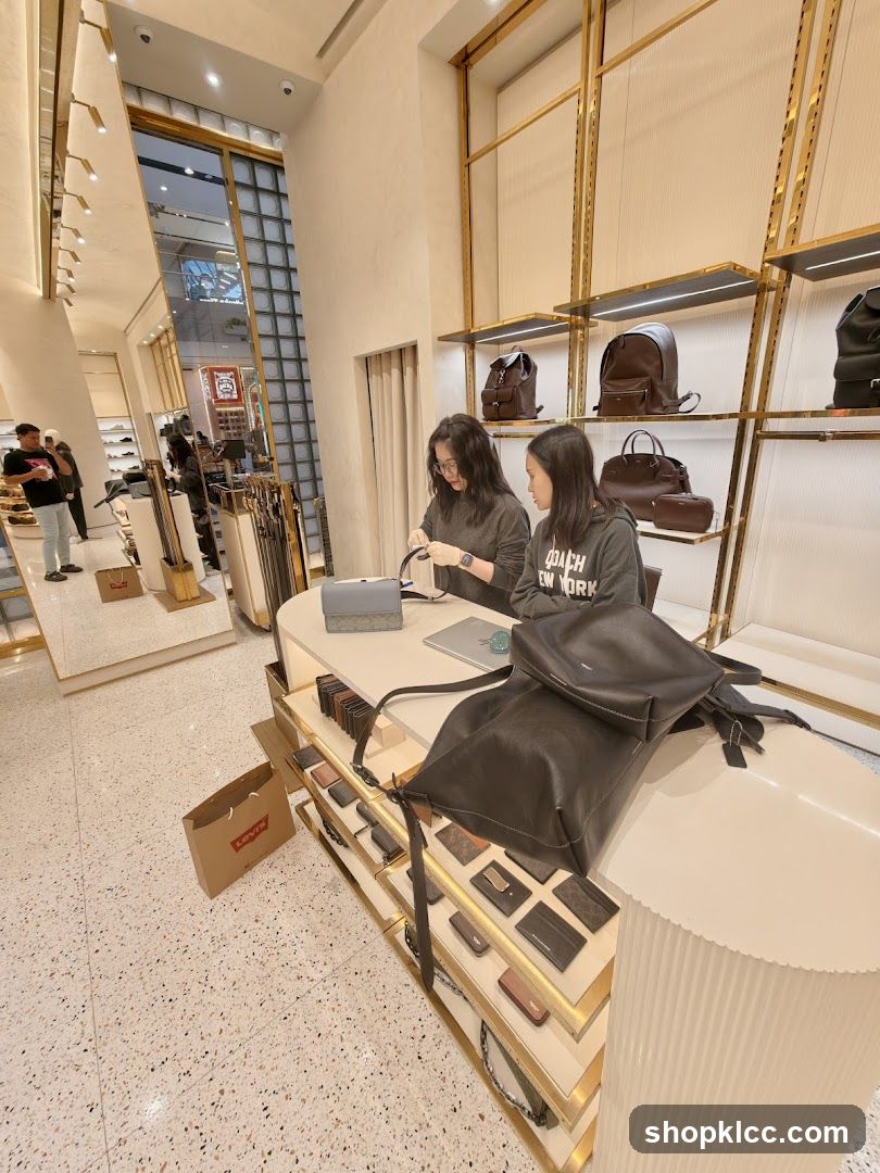 Store Interior with Staff and Merchandise
